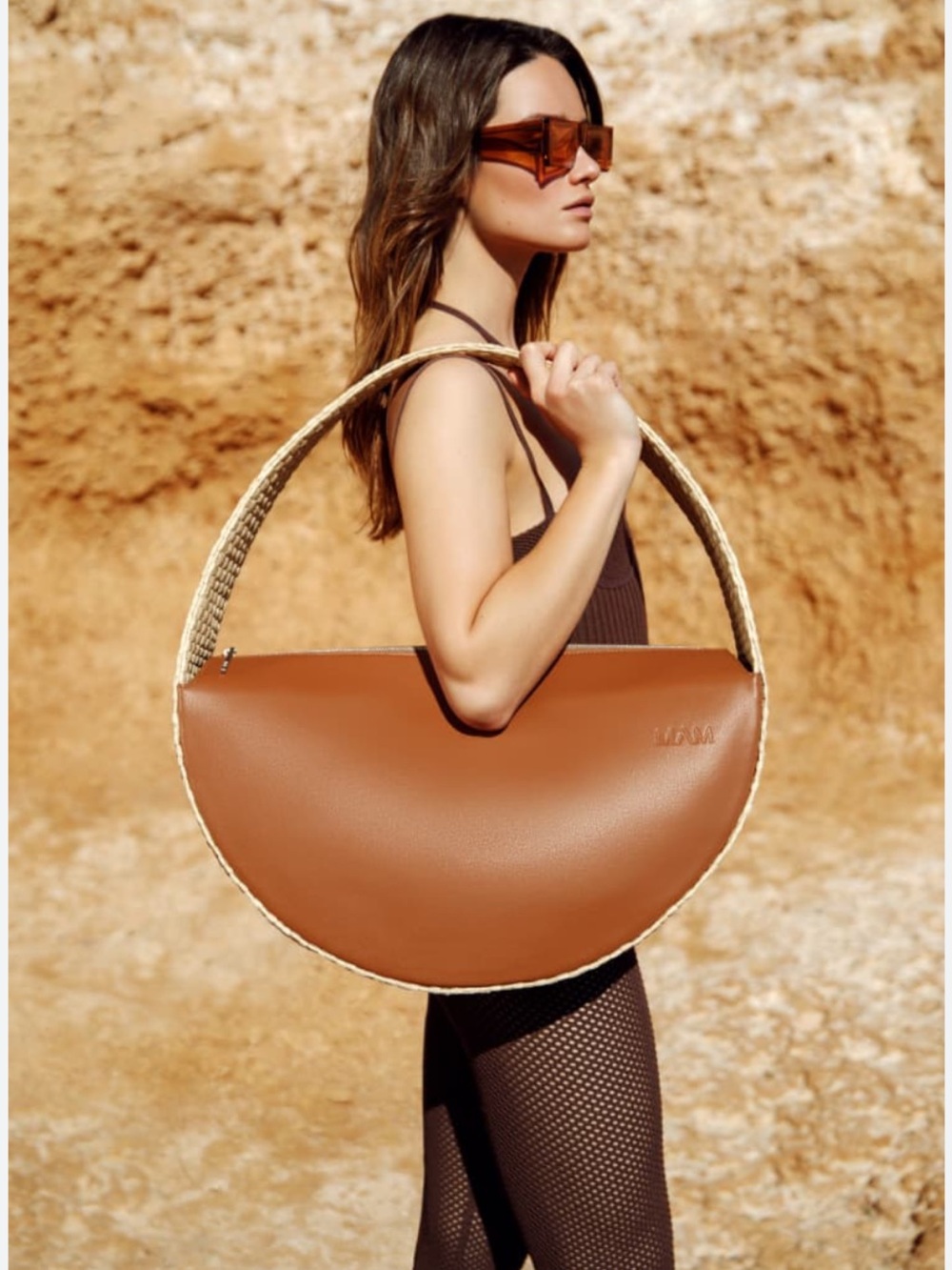 MAM UFO Collection Large Raffia Tote